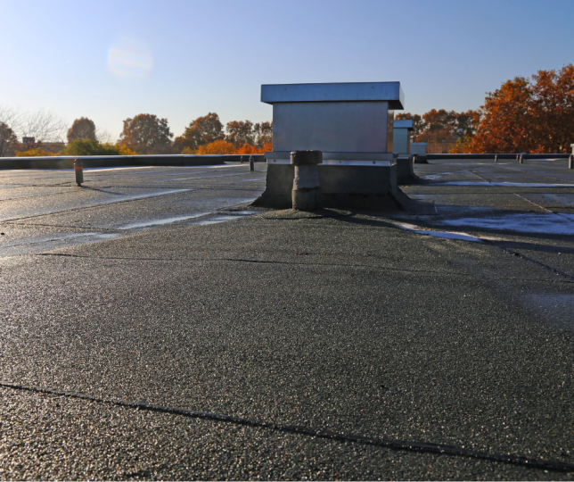 United Roofing Service Commercial Flat Roof Roofing Material Option
