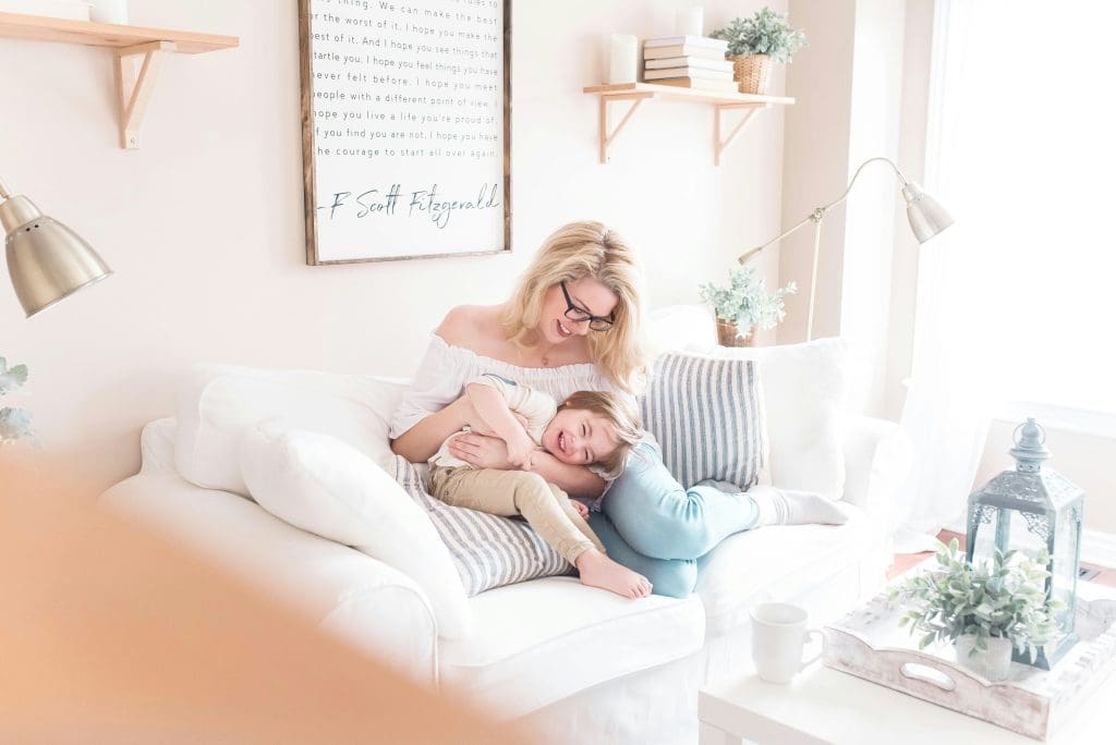 an image showing a happy home